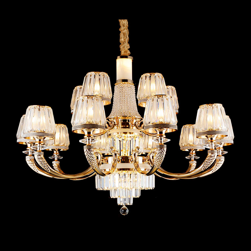 Chandelier 66012   Simple modern home living room Hotel Crystal Chandelier Featured Image