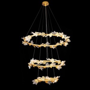 Chandelier 86018-L45 ចង្កៀងគ្រីស្តាល់ប្រណិតពន្លឺបុគ្គលិកលក្ខណៈ chandelier សិល្បៈ chandelier