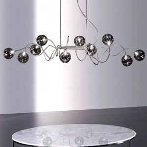 Chandelier PC312 Iron wire personalidad glass ball art lamp chandelier