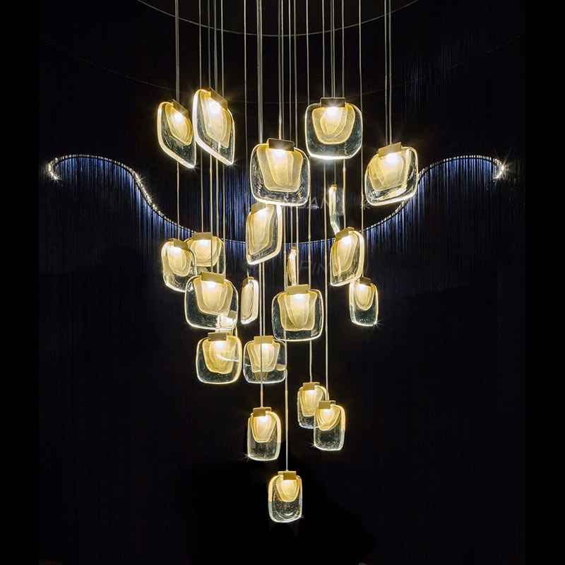 ʻO ke kukui uila PC-8278 Nordic fashion drip chandelier art chandelier