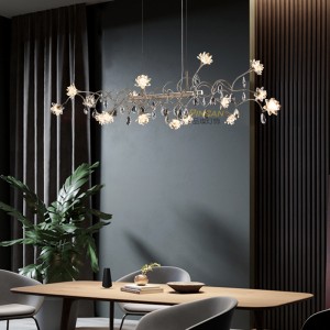Lampadario PC-8339 Nordic Restaurant Bar Semplice design creativo personalizzato Senso di lampadario a spirale