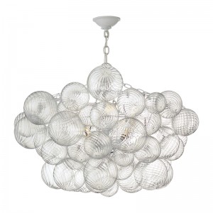 Mga Chandelier SPWS-0C15 Personalized na post-modernong glass bulb chandelier