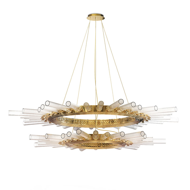 Wholesale China Standard Lamp Factory Quotes –  Chandeliers SPWS-C002 Modern custom crystal Luxury Art Chandelier in villa Hall – Langsheng