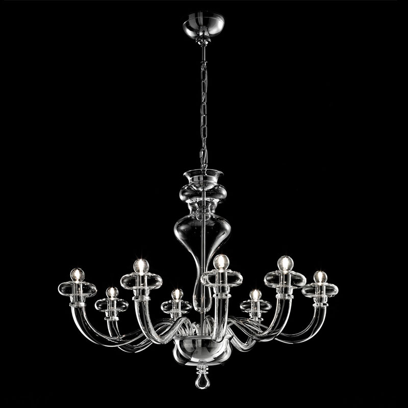 Wholesale China Crystal Floor Light Factory Quotes –  Chandeliers SPWS-C010 Modern art glass elbow chandelier – Langsheng