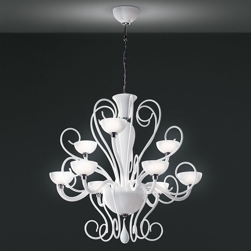 Wholesale China Tiffany Lamp Factories Pricelist –  Chandeliers SPWS-C012 Modern art glass elbow chandelier – Langsheng