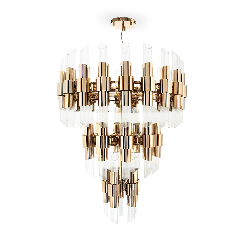 Wholesale China Pendant Lights Quotes Pricelist –  Chandeliers SPWS-C021 Inspired by the most unusual planetarium in the world, it is a layered lighting device made of high-quality brass rin...