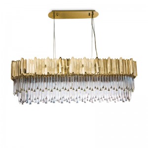 Wholesale China Pendant Lamp Factories Pricelist –  Flush Mounts SPWS-F012Created with crystal glass and brass, finished with gold plated, this magn ificent suspension is capable of give a l...