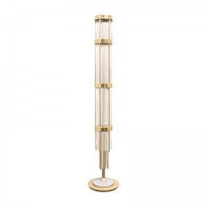 Floor Lamps SPWS-FL002 Faro lighthouse simple and solid style design, brass and crystal floor lamps