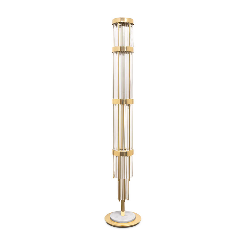 Floor Lamps SPWS-FL002 Faro lighthouse simple and solid style design, brass and crystal floor lamps Featured Image
