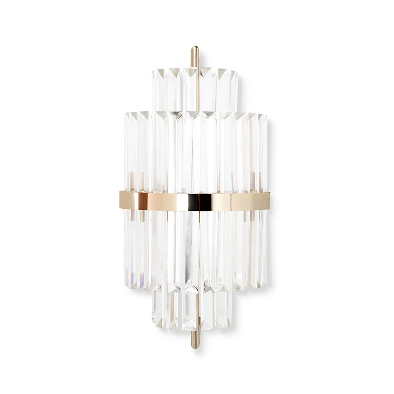 Wholesale China Remote Control Floor Lamp Factories Pricelist –  Wall Lamps SPWS-W0011 The statue of liberty is harmonious and elegant, handmade crystal glass and brass, which makes people l...