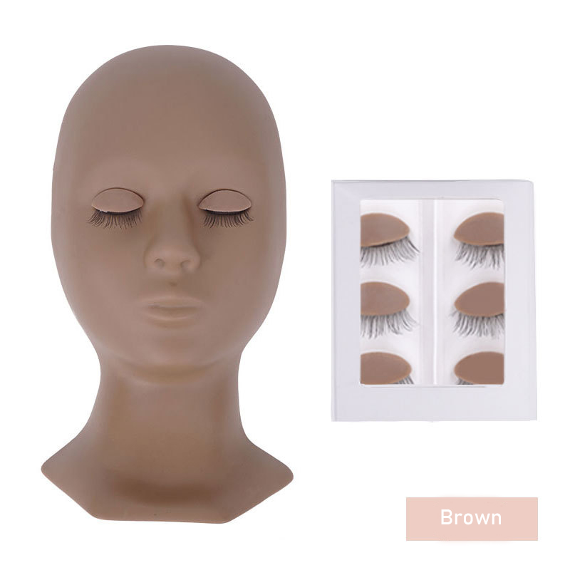OEM Supply Dust Cutter - Advanced Eyelash Extensions Training Mannequin Head With Replacement Eyelids – SQY