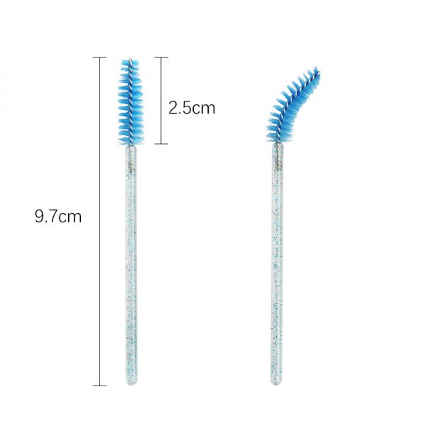 New Delivery for Acrylic Business Cards - 50 pcslot Crystal Handle Eyelash Brushes – SQY