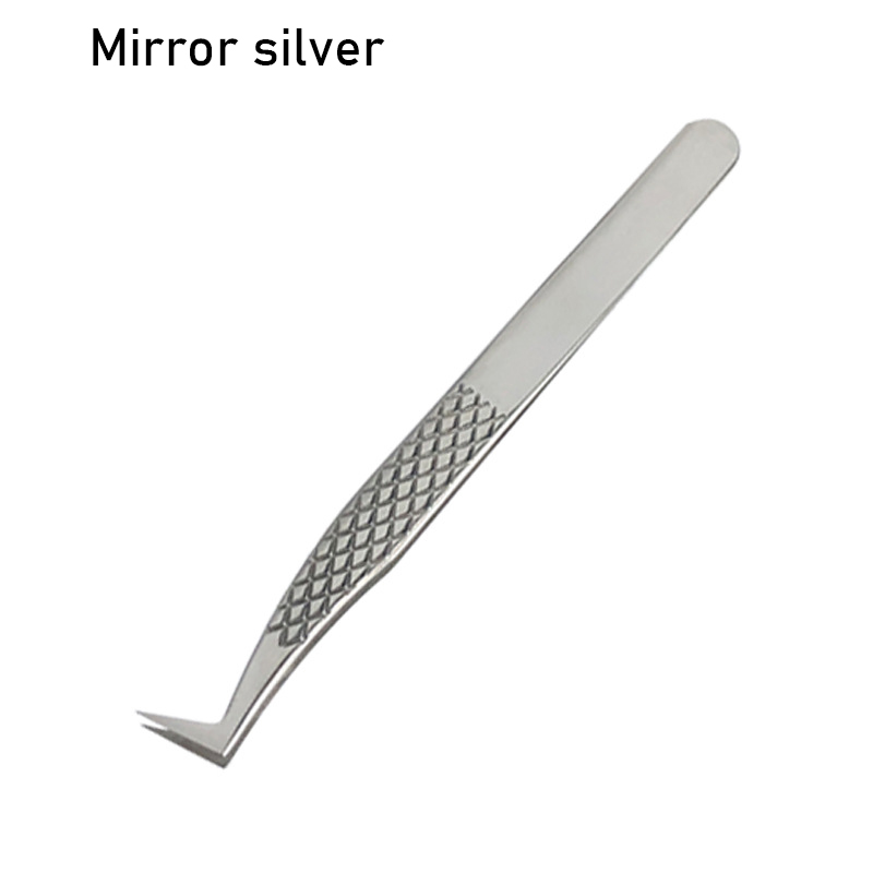 Wholesale Diamond Grip Eyelash Extensions Tweezers For Volume Fan Making