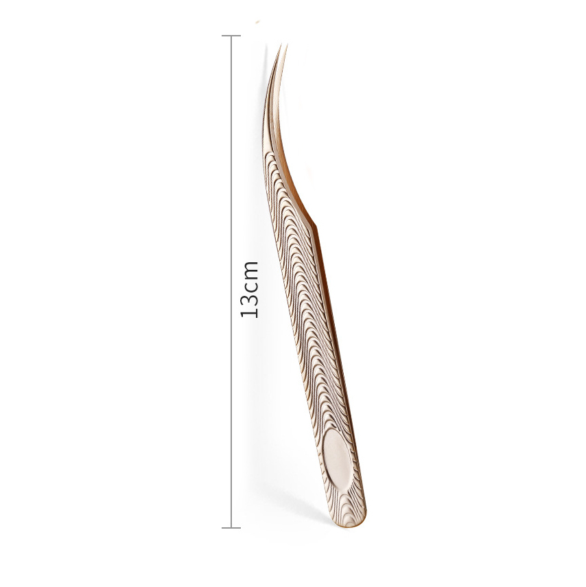 Wholesale Dolphin Curved Tip Tweezers For Volume and Isolation