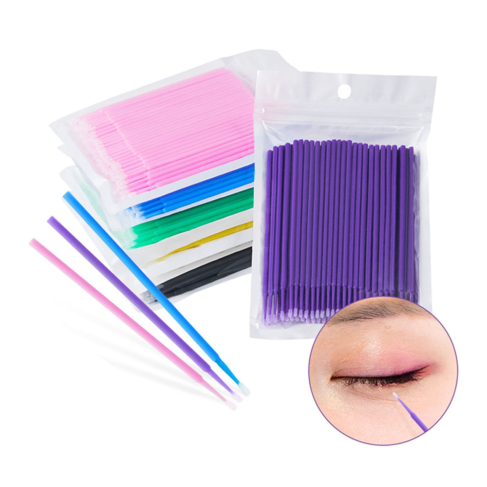 Wholesale 100Pcs Disposable Micro Brush Swabs