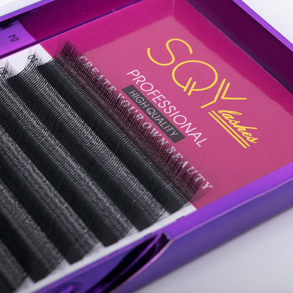 Factory Supply Black Pearl Lashes - Pre-made New Type Spike Wispy Lashes (12 Lines) – SQY