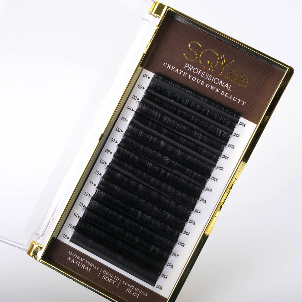 Wholesale Price Professional Mink Lash Kit - Volume Lash Extensions D Curl 0.05 8-15mm Mixed Length 16 Lines – SQY