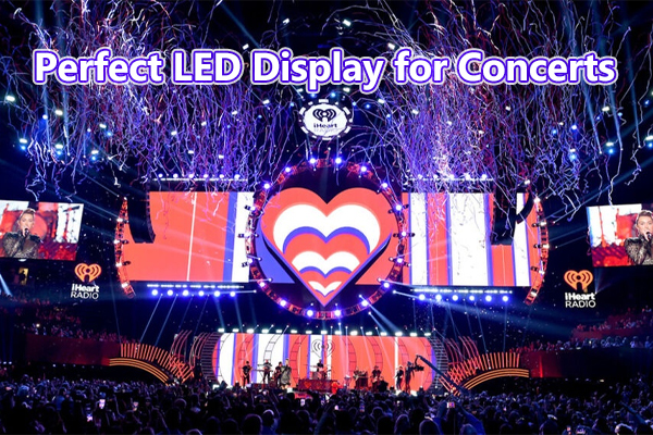 Wielt de perfekte LED Display fir Concerten