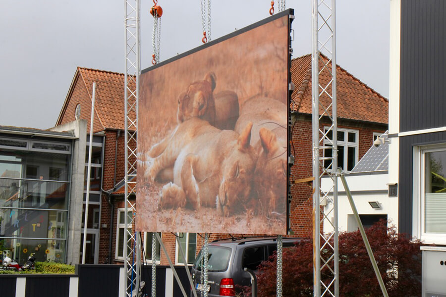8sqm P5 outdoor LED display in Germany