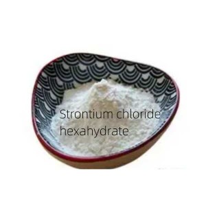 Strontium chloride hexahydrate CAS 10025-70-4 qiimaha wax soo saarka