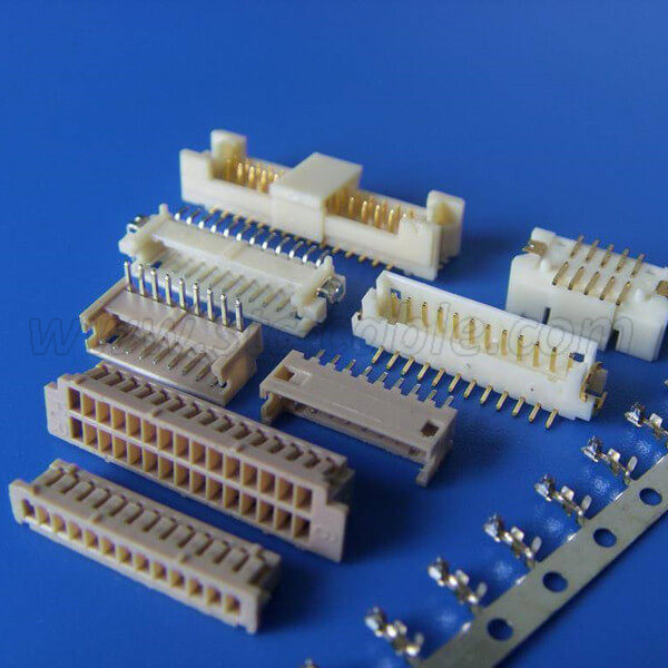 Reliable Supplier 20 Circuits Lvds Cable Harness Assembly Df14 Socket DuPont Receptacle Connector for POS Machine