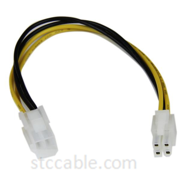 8in ATX12V 4 Pin P4 CPU Power Extension Cable – male to female