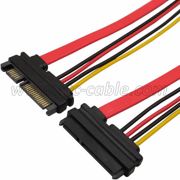 22 Pin SATA Data and Power Combo Extension Cable
