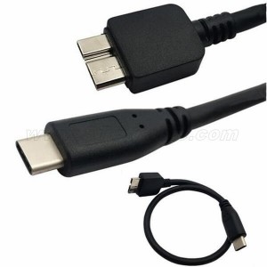 3.1 Type-C Male to Micro B 3.0 Cable Adapter