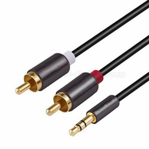 3.5MM to RCA Stereo Audio Y Splitter