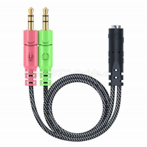 3.5mm Jack Adapter Y Sppitter Cable