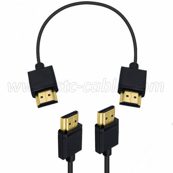 Wholesale Price Customized Ultra Thin Coaxial Cable Wiring Harness UL1354 40 AWG I-Pex 30p with Spacing of 0.5mm 20454-030t and HDMI 4K Signal PC Screen for Displaying Notes