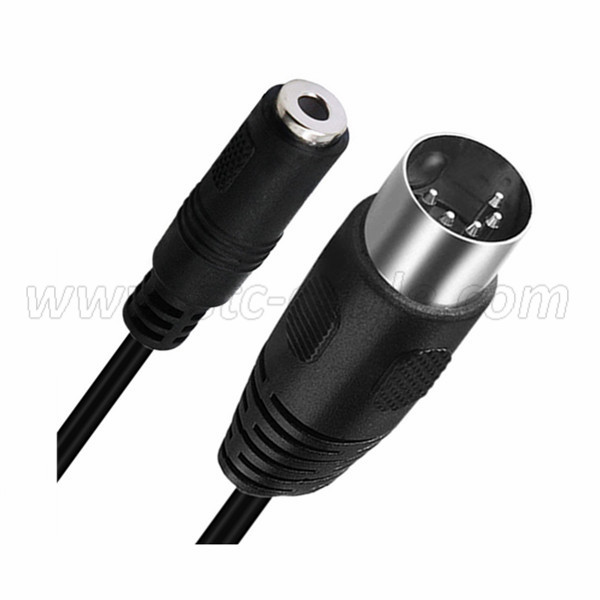 5 Pin Din Plug To 3.5mm Stereo Jack Plug Audio Cable - China STC  Electronic(Hong Kong)