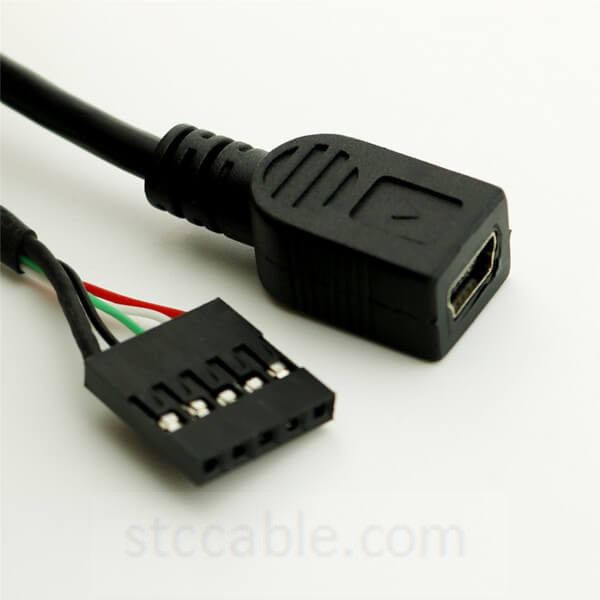 100% Original Cat 6 Color - Mini USB 5 Pin Female to Dupont 5Pin Female Header PCB Motherboard Adapter Cable – STC-CABLE