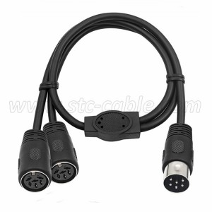 China New Product USB2.0 to Dual PS2 Keyboard Mouse Converter Cable