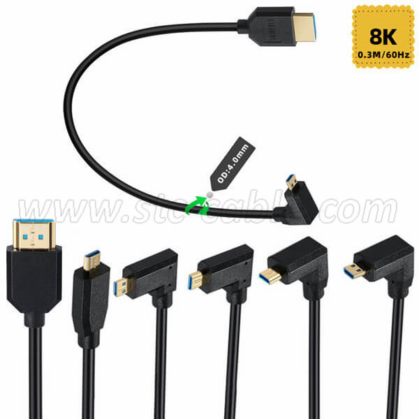 8K Micro HDMI to HDMI Cable