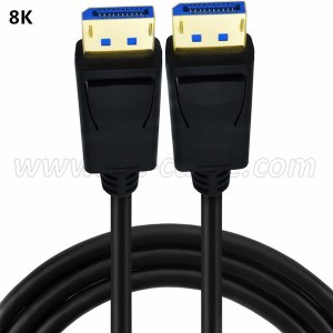High Quality for High Speed Certified Cable with Gold Plated Dp1.4 Aoc Cable