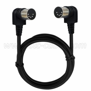 Hot sale High Quality 5 Pin DIN MIDI Male to 3.5mm Male Plug Stereo Jack Audio Adapter Cable