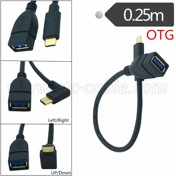 OEM Manufacturer Screw Panel Mount Micro USB Data Extension Cable Data Sync Cable