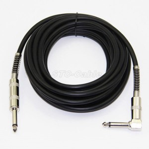 Right Angle Guitar Instrument Cable
