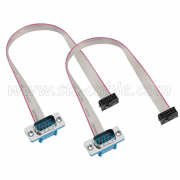 Factory supplied Low Profile Flat Ribbon OBD Diagnostic Cable Male to Female 16 Pin J1962 OBDII Right Angle Extension Wire OBD Extension Cable