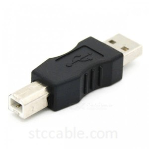 USB2.0 A Type Male to USB B Male Plug Adapter