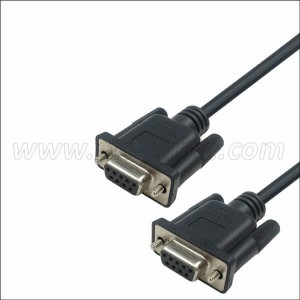 RS232 Serial D-sub 9Pin Female to Female DB 9pin Molded Cable