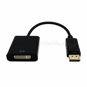 DisplayPort to DVI Cable Adapter Converter