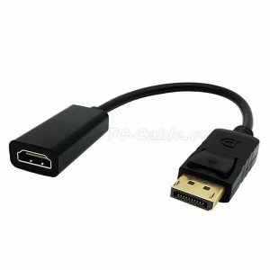Convertidor de adaptador de cable DisplayPort a HDMI HDTV Imagen 1