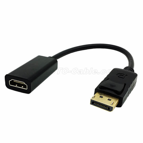 DisplayPort to HDMI HDTV Cable Adapter Converter Male to Female Support 1080P
