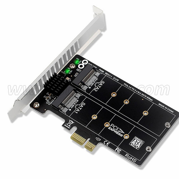 Dual Disk Array Card Transmission Stability Expansion Card