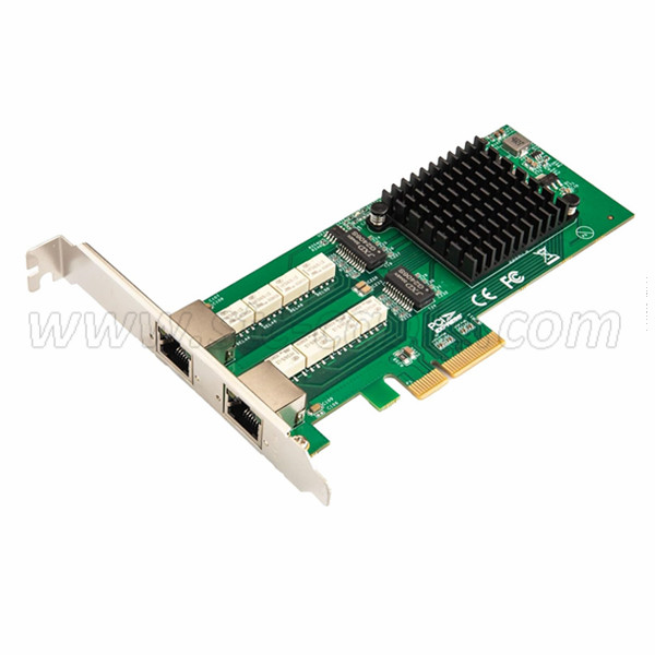 Dual Port Copper Gigabit Ethernet PCI Express Bypass Server Adapter