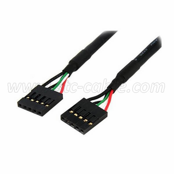 Dupont 5 Pin USB Motherboard Header female to female cable