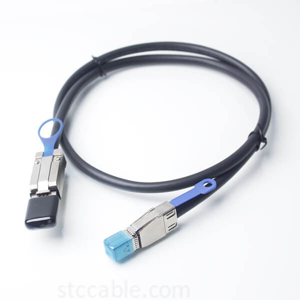 Factory made hot-sale Slim Sata Cables Custom - Mini SAS SFF-8644 to Mini SAS 26pin SFF-8088 cable – STC-CABLE