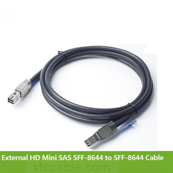professional factory for 1ft Short Displayport 1.2 Cables - Mini SAS SFF-8644 to SFF-8644 Cable – STC-CABLE